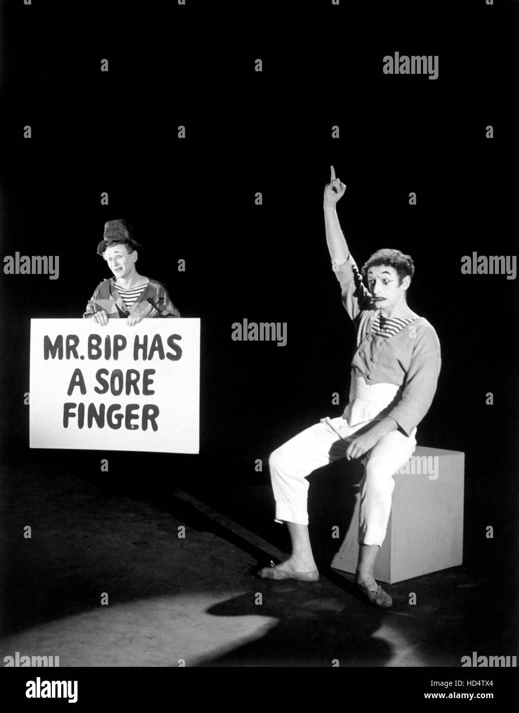 THE ED SULLIVAN SHOW, Marcel Marceau (right), (1956), 19481971 Stock