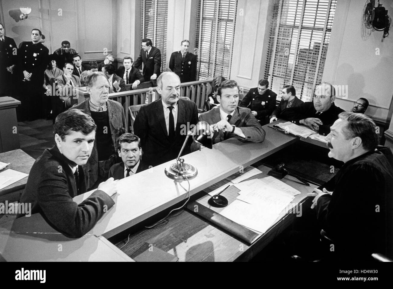 FOR THE PEOPLE, (lr) Walter Moulder, Paul Hartman, Guidall, Carl Low, William Shatner