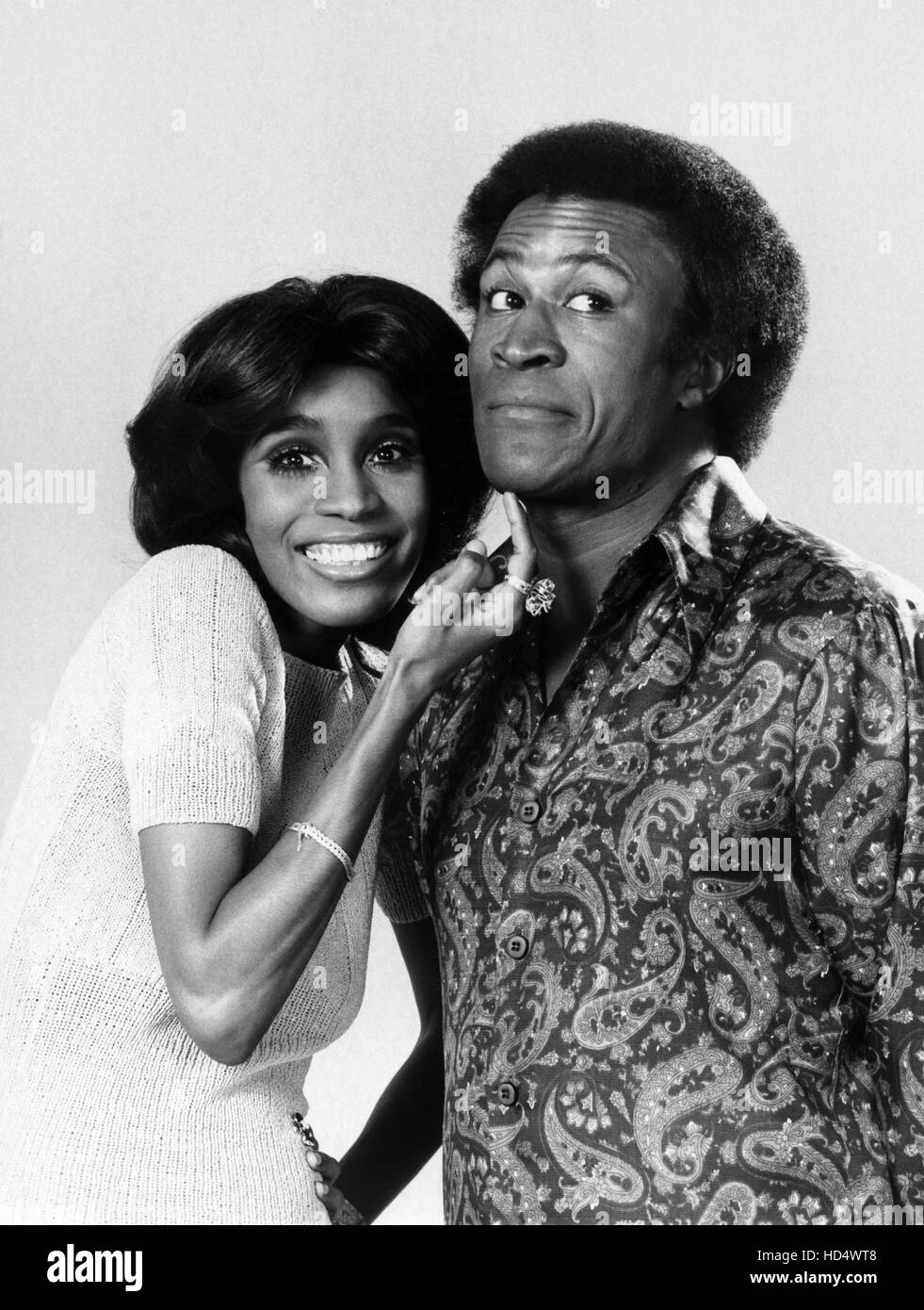 THE FUNNY SIDE, from left Teresa Graves, John Amos, 1971 Stock Photo