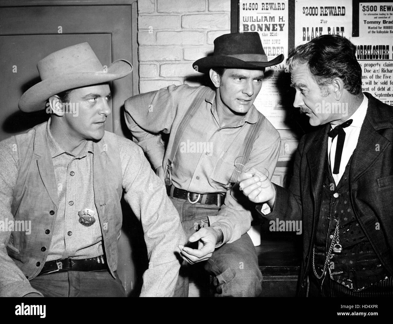 GUNSMOKE, 1955-75, James Arness, Dennis Weaver, Milburn Stone Stock ...