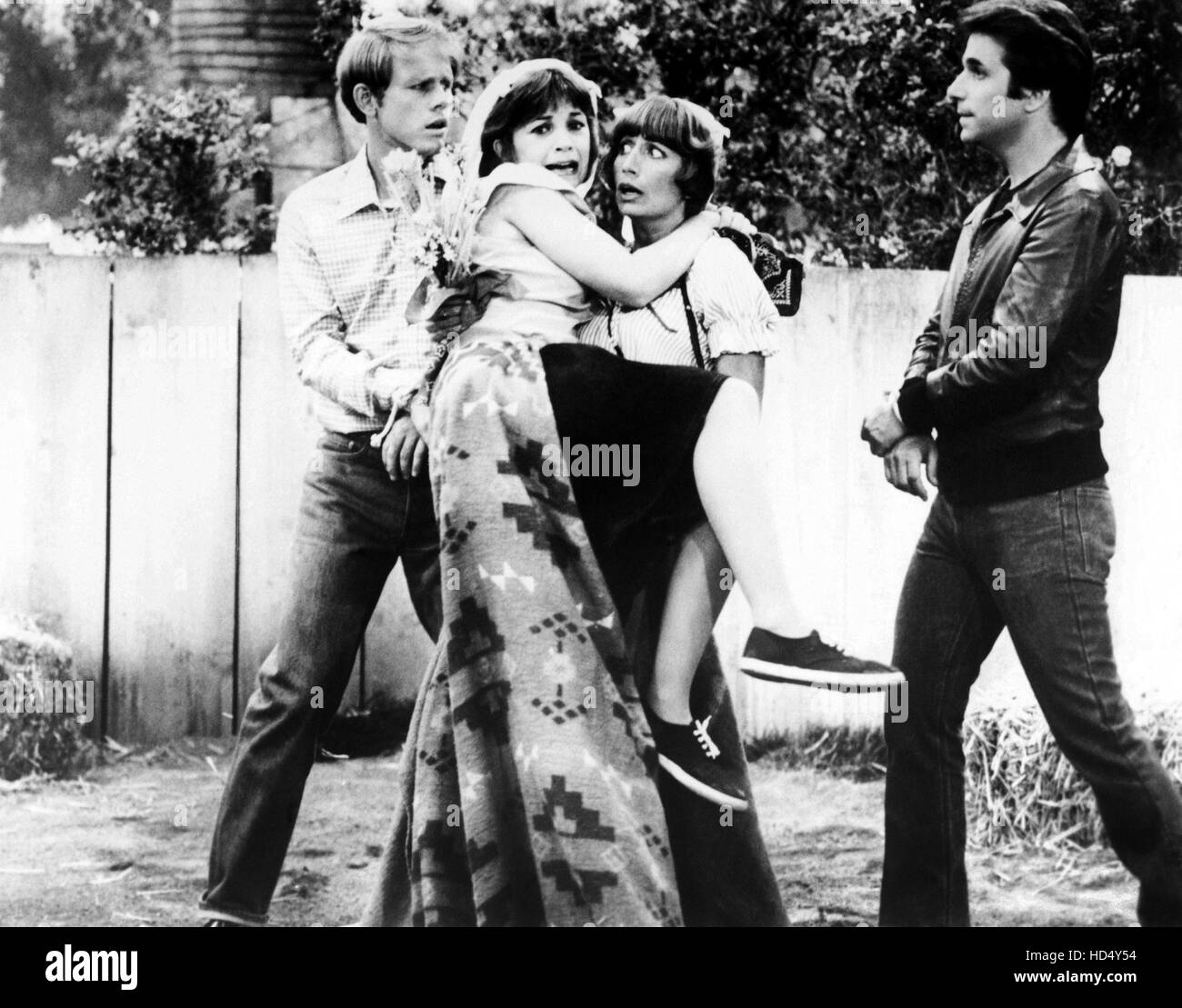 HAPPY DAYS, from left Ron Howard, Cindy Williams, Penny Marshall