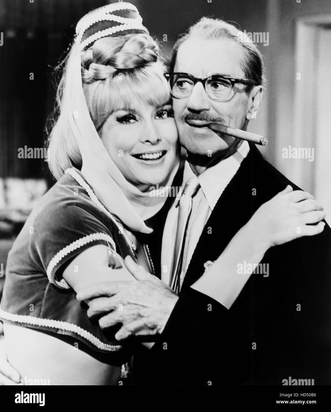I DREAM OF JEANNIE, from left, Barbara Eden, Groucho Marx, 'The