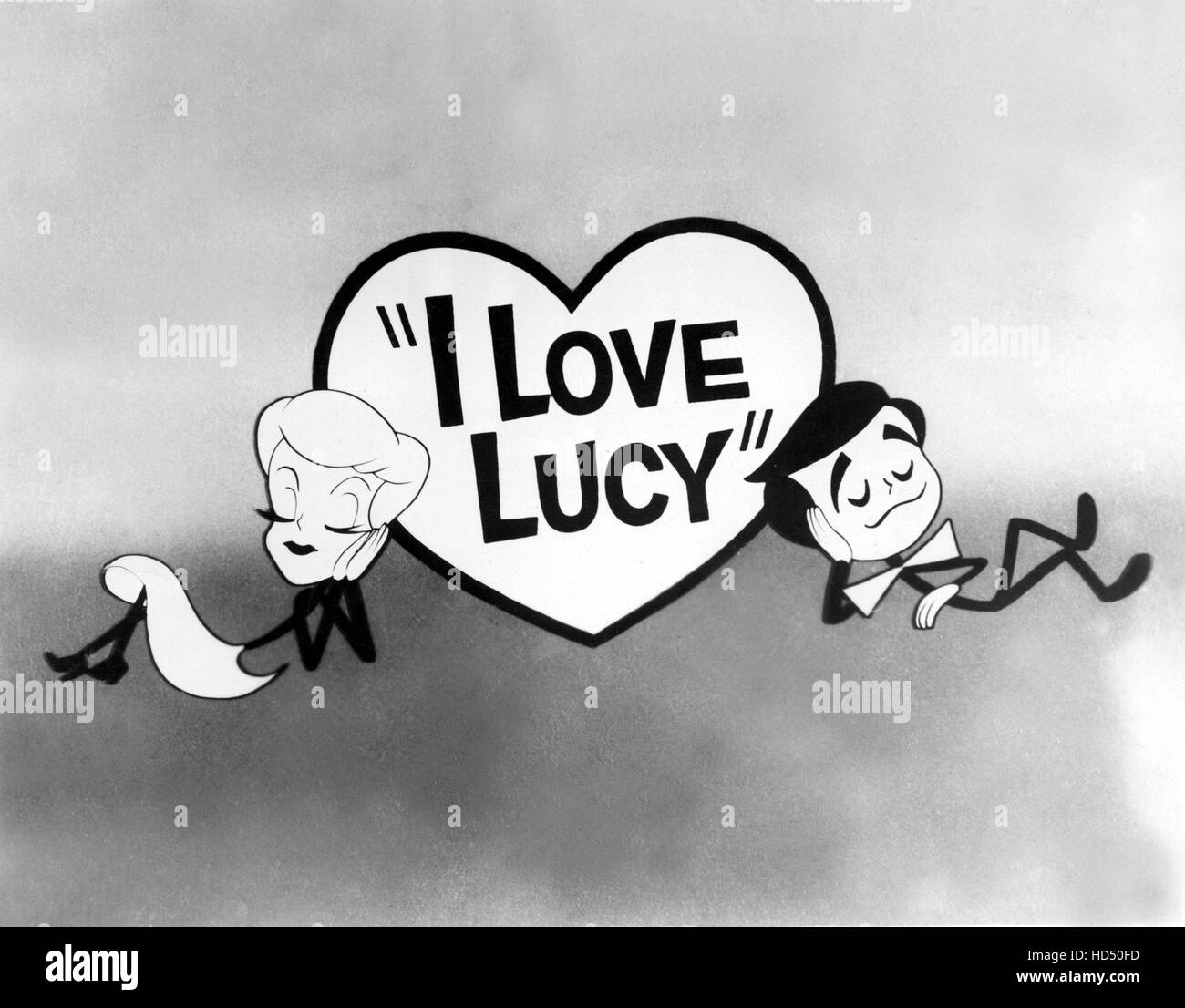 I LOVE LUCY, logo, 1951-1957 Stock Photo - Alamy