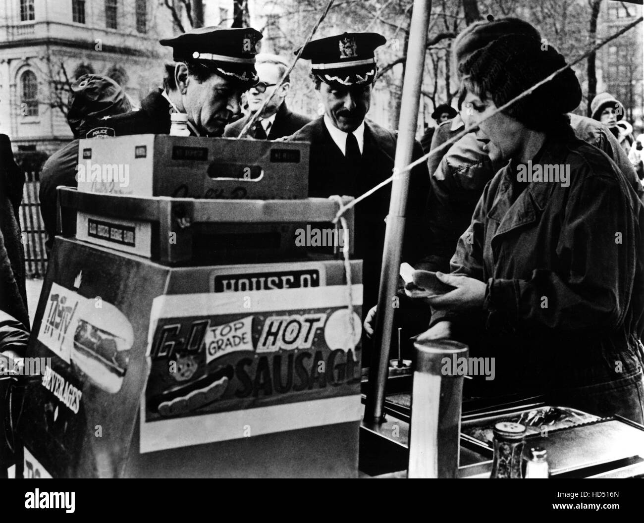 LAW AND ORDER, Richard Brooks, Michael Moriarty, and Joseph Stern, (Co