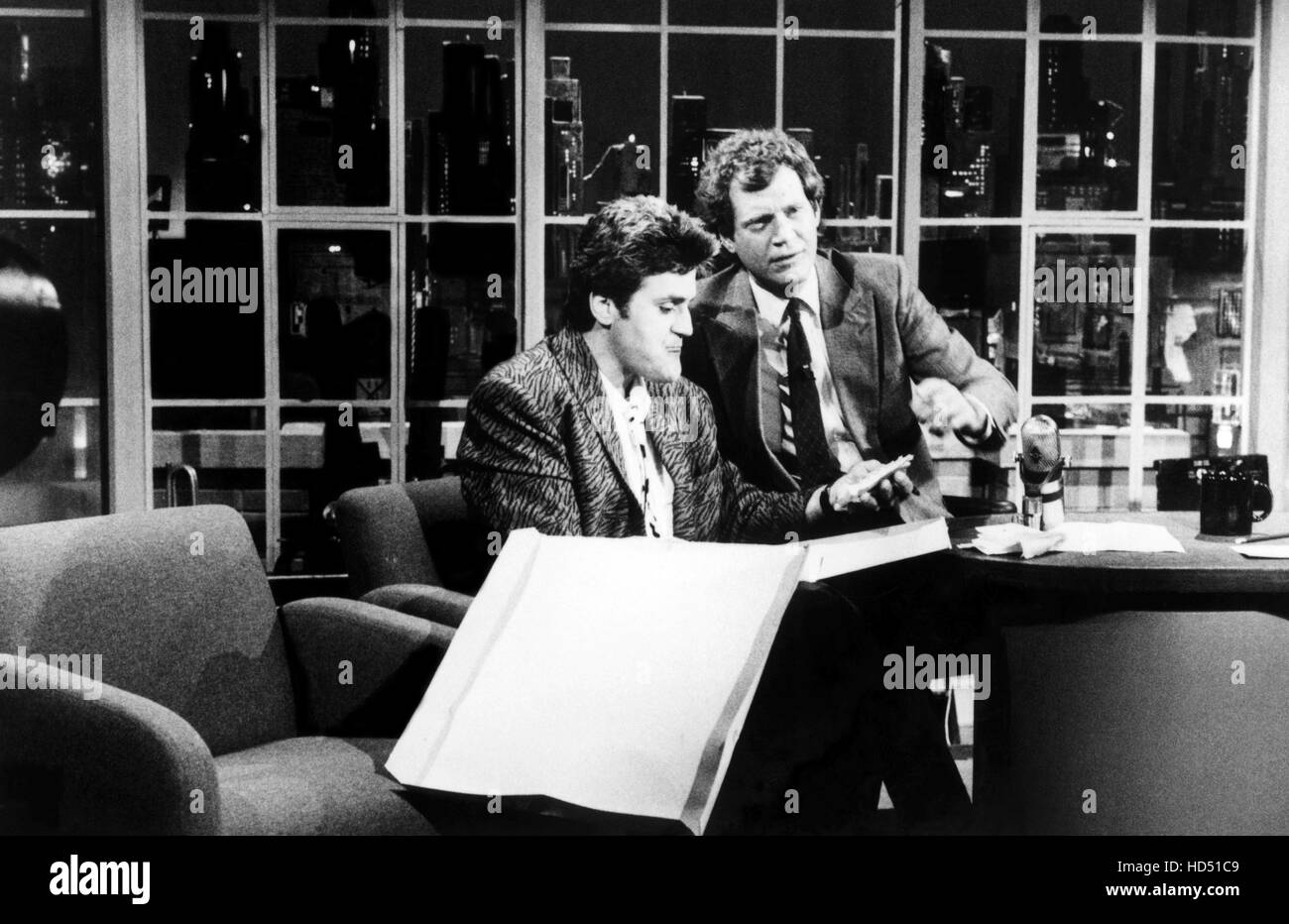 LATE NIGHT WITH DAVID LETTERMAN, Jay Leno, David Letterman, (aired January 6, 1983), 198293