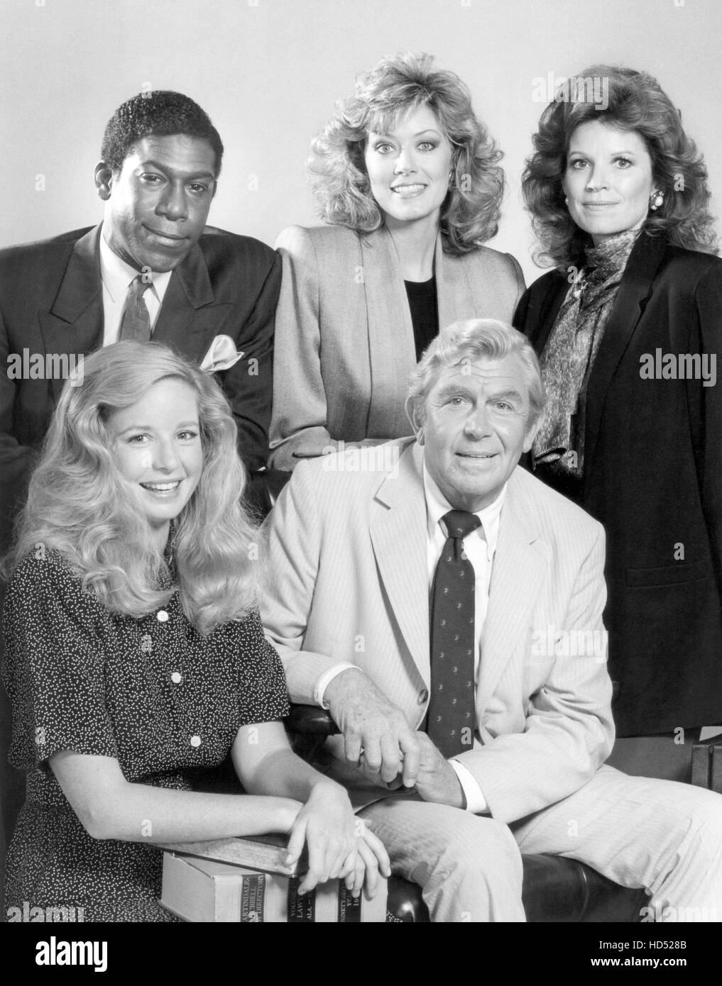MATLOCK, (top row, from left) Kene Holliday, Nancy Stafford, Julie