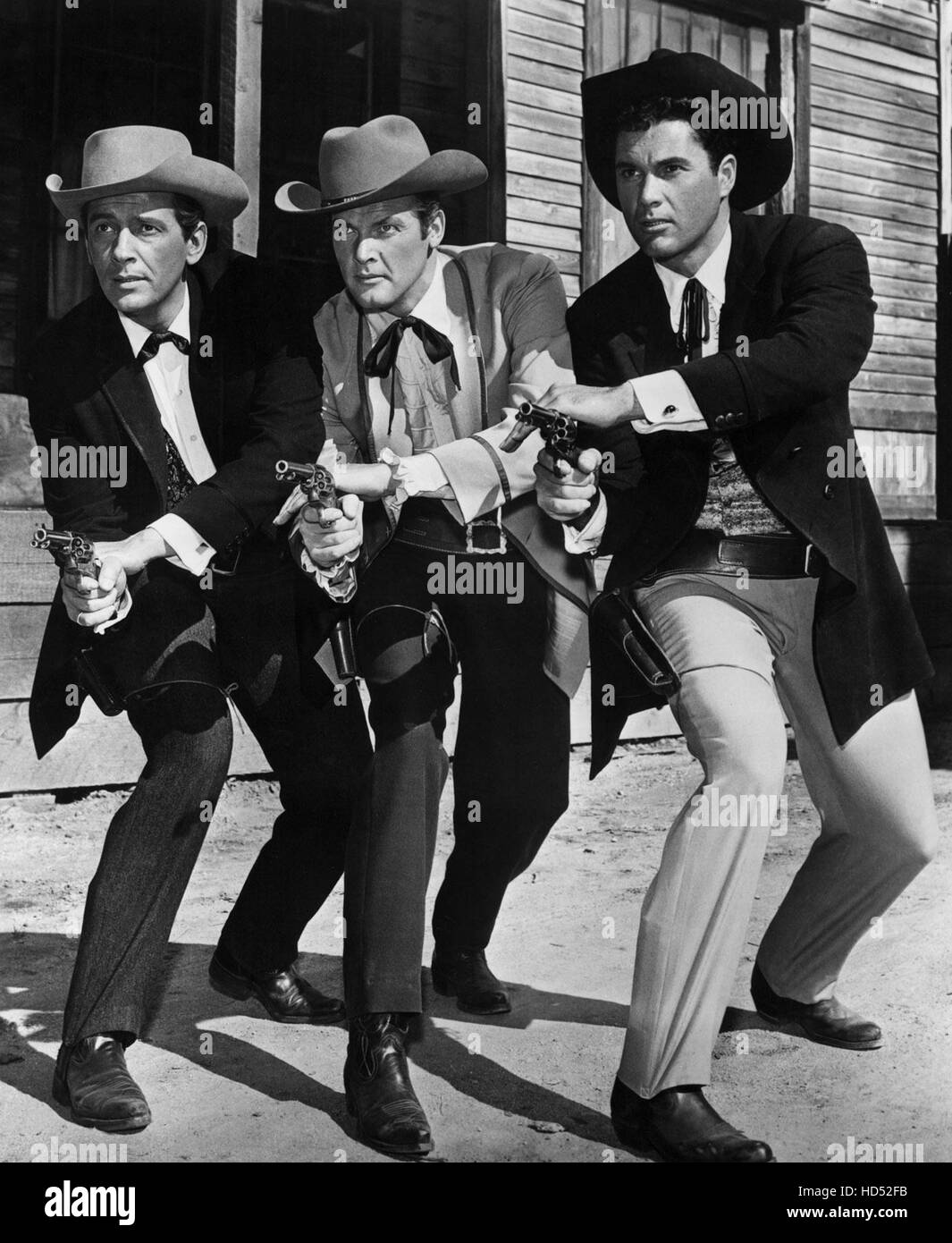 MAVERICK, Jack Kelly, Roger Moore, Robert Colbert, 19571962 Stock