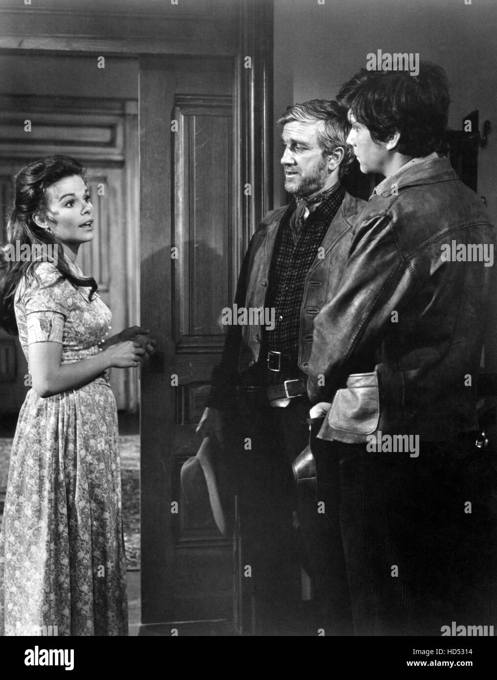 THE VIRGINIAN, Sarah Lane, Leslie Nielsen, Tim Matheson, 'Long Ride