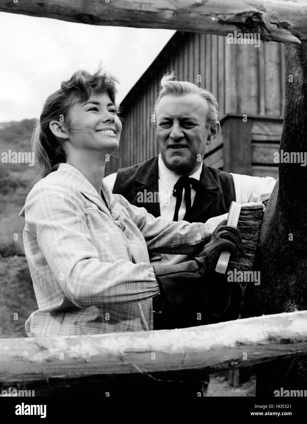 THE VIRGINIAN, Roberta Shore, Lee J. Cobb, 'Woman From White Wing