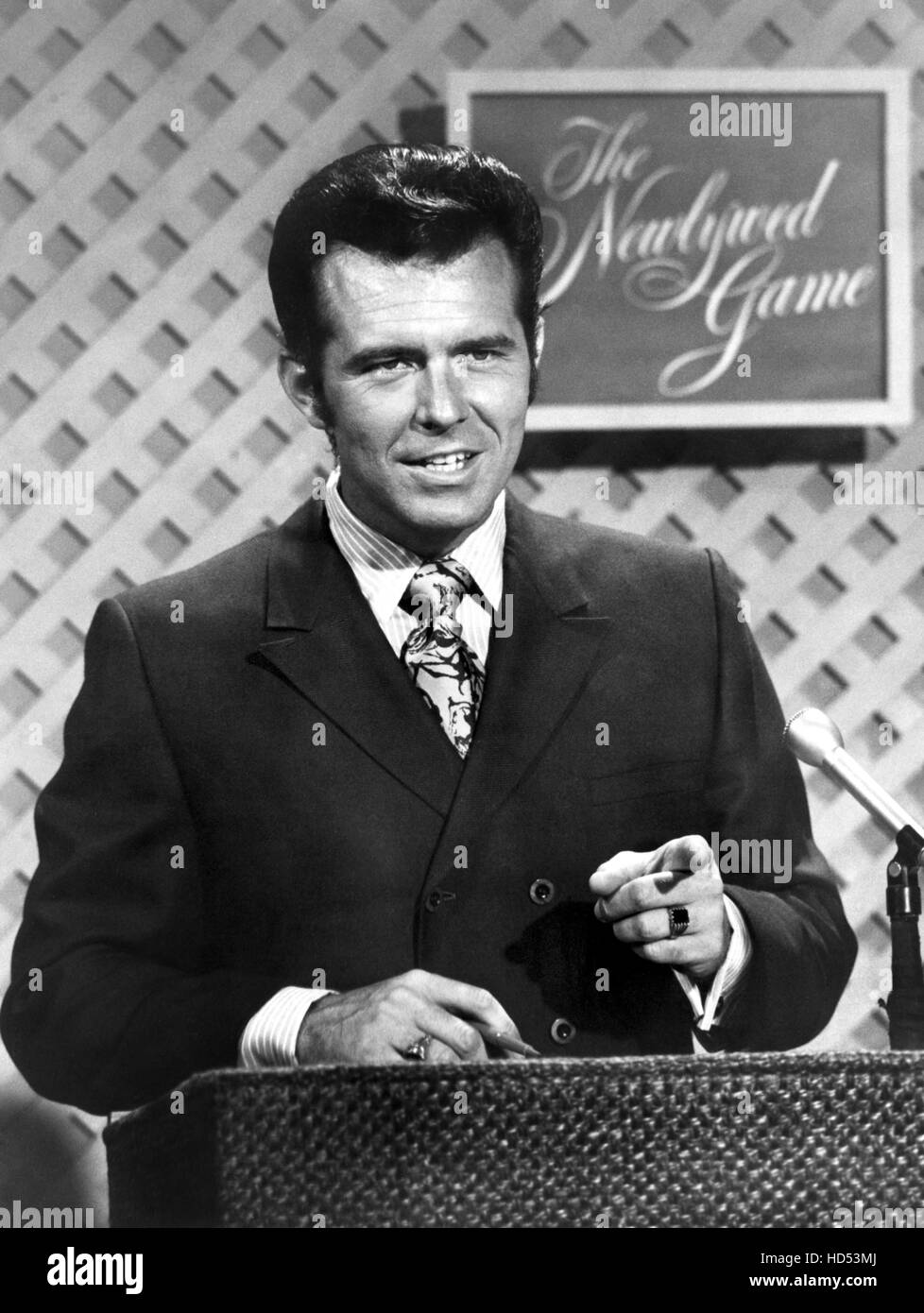 THE NEWLYWED GAME, Bob Eubanks, 196674 Stock Photo Alamy