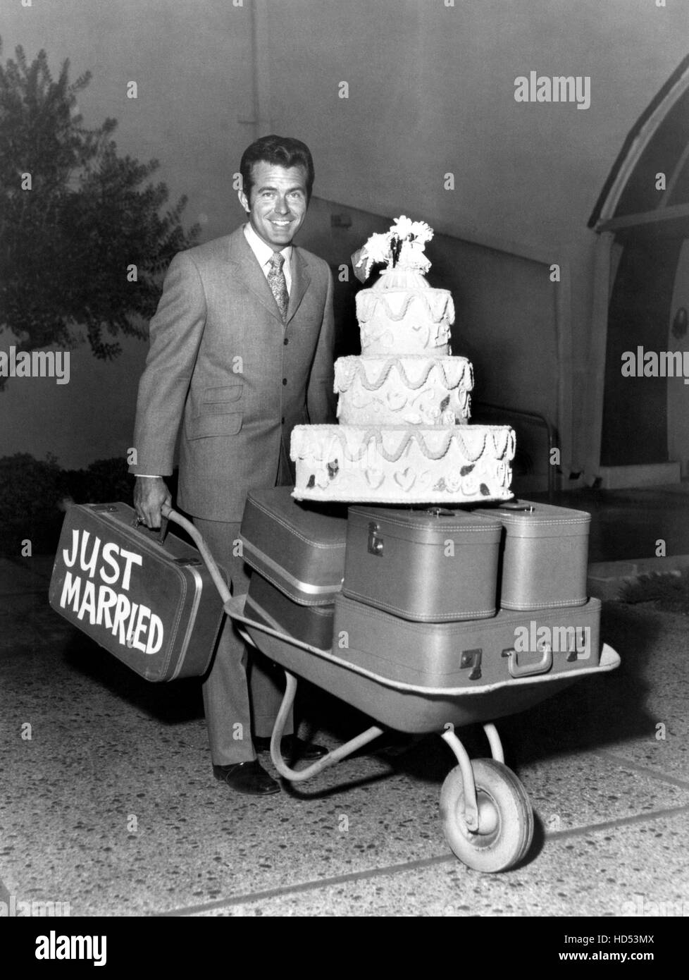 THE NEWLYWED GAME Bob Eubanks in publicity still 1966 74 Stock Photo Alamy