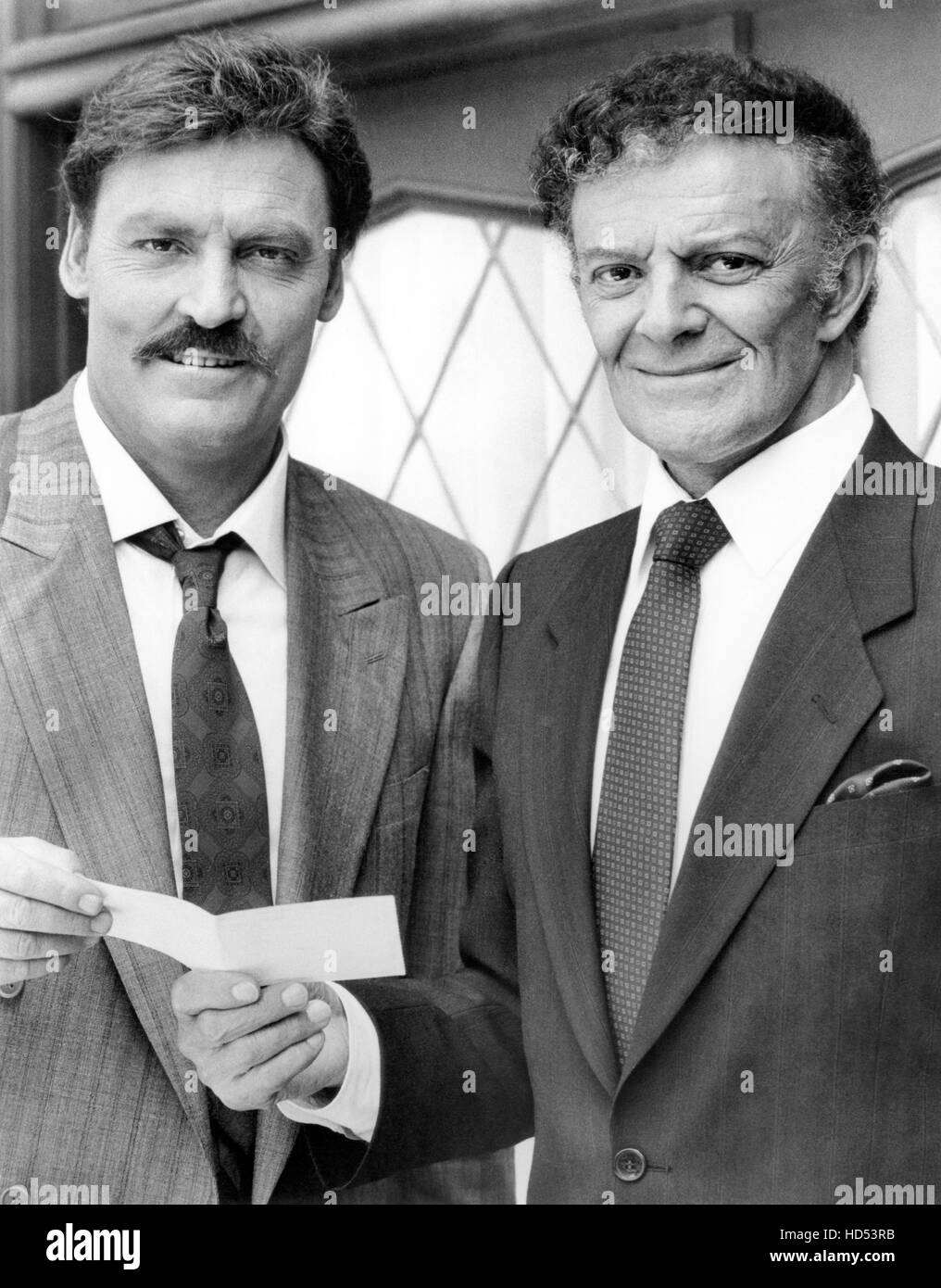 THE NEW MIKE HAMMER, (from left) Stacy Keach, Cornel Wilde, 'Mike's