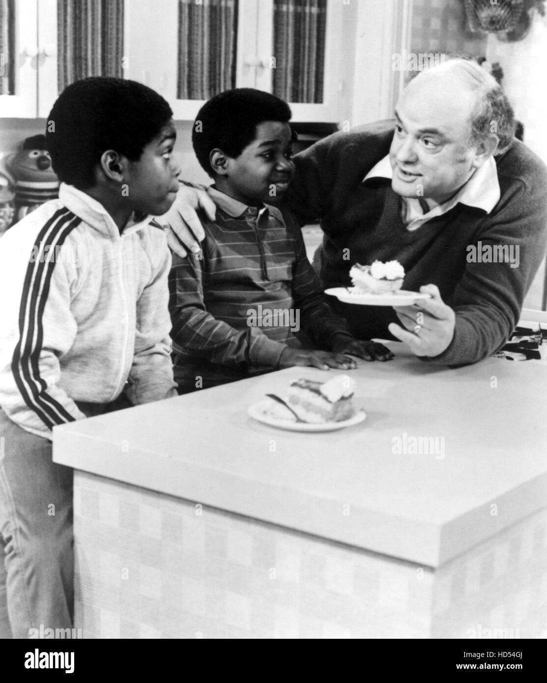 DIFF'RENT STROKES, Shavar Ross, Gary Coleman, Gordon Jump, 1988 Stock