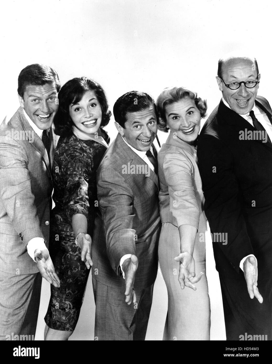 THE DICK VAN DYKE SHOW, Dick Van Dyke, Mary Tyler Moore, Morey