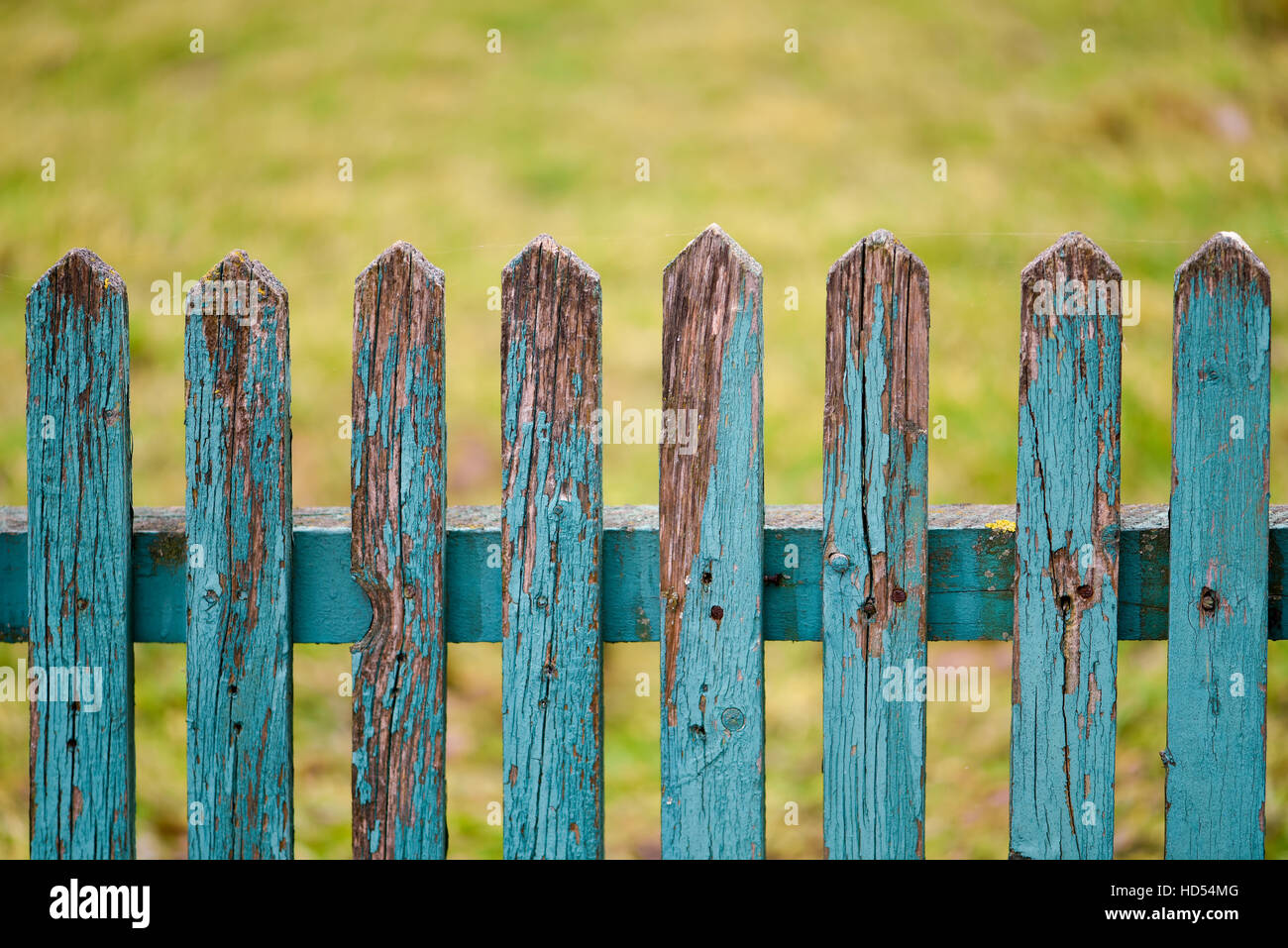 Old wooden fence in natural light Stock Photo - Alamy
