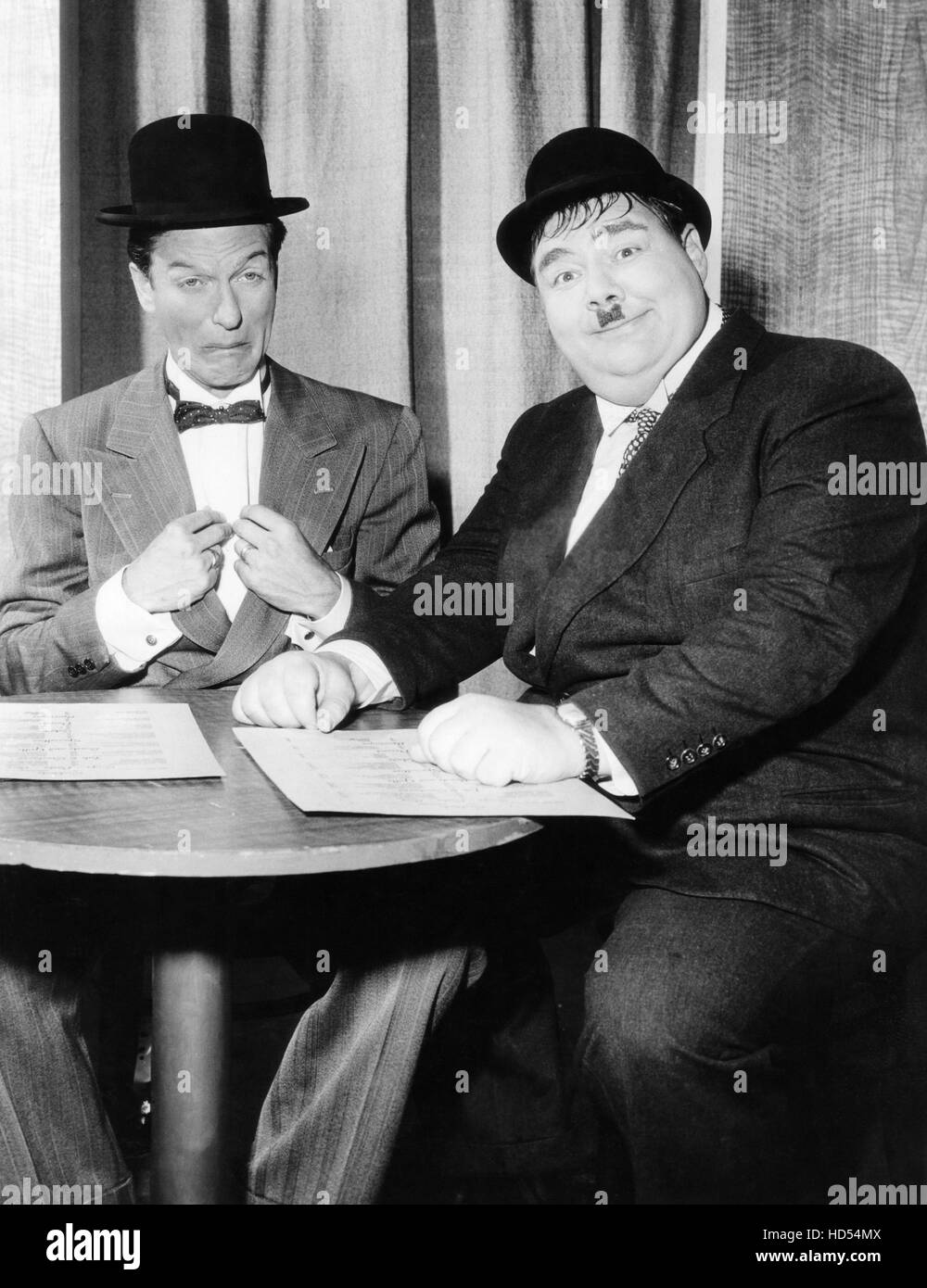 THE DICK VAN DYKE SHOW, Dick Van Dyke (as Stan Laurel), Henry Calvin