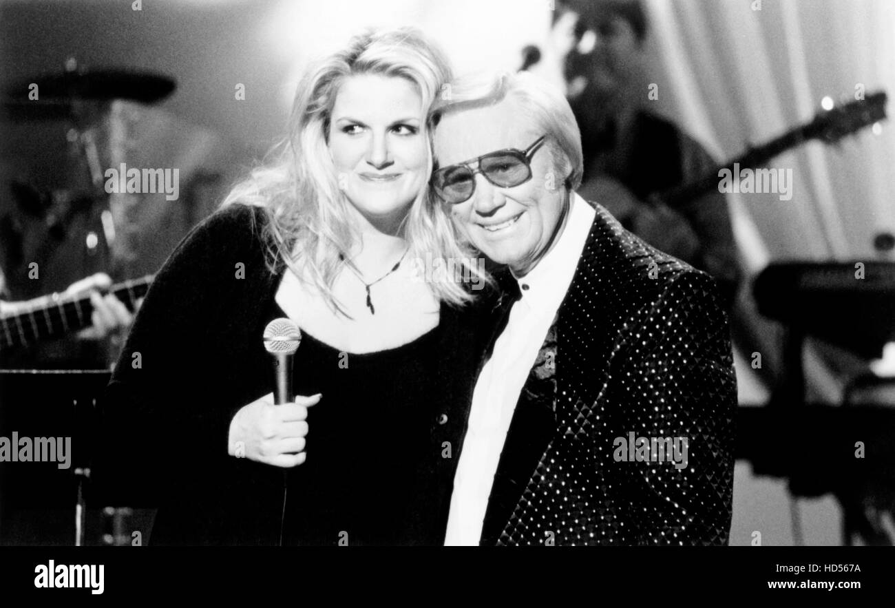 THE GEORGE JONES SHOW, (from left): Trisha Yearwood, George Jones, 1998 ...
