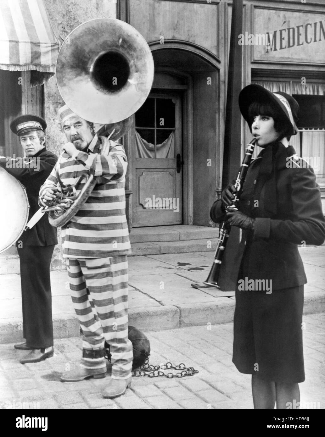 THE GIRL FROM U.N.C.L.E., (from left) Noel Harrison, Broderick