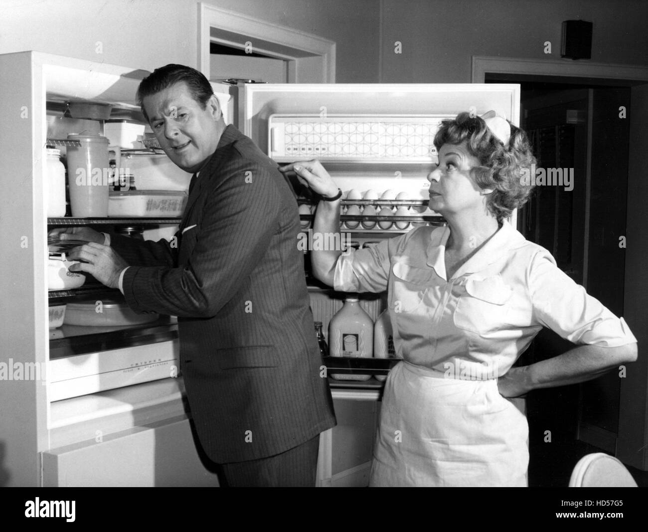 HAZEL, Don DeFore, Shirley Booth, 19611965, 1963 episode Stock Photo