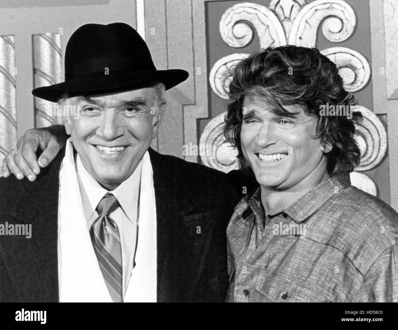 HIGHWAY TO HEAVEN from left Lorne Greene Michael Landon The