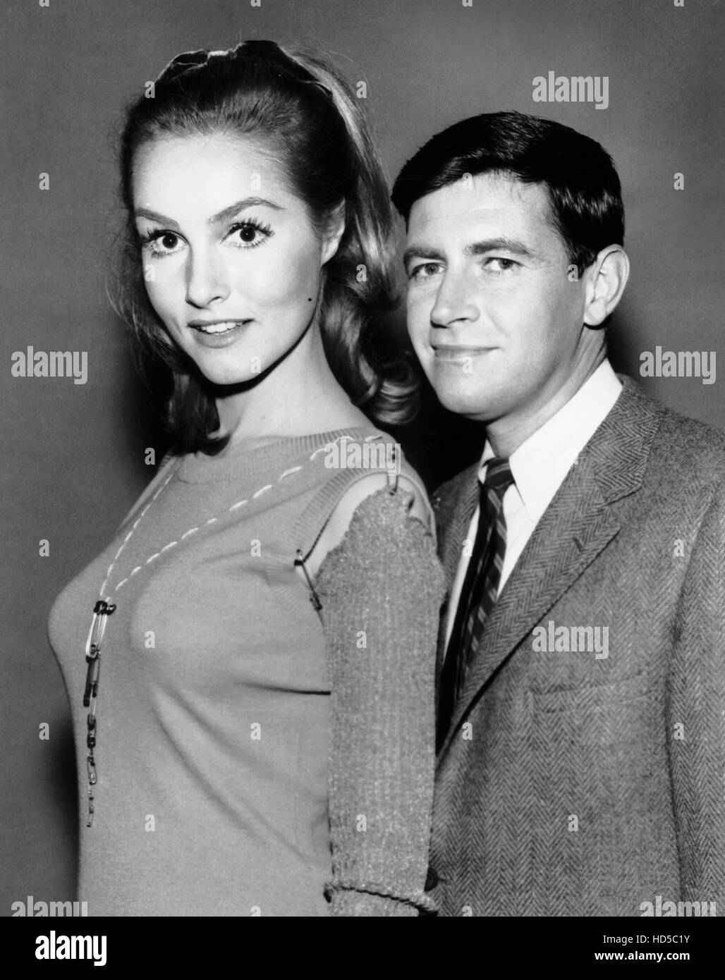 MY LIVING DOLL, from left, Julie Newmar, Jack Mullaney, 1964-65 Stock Photo  - Alamy