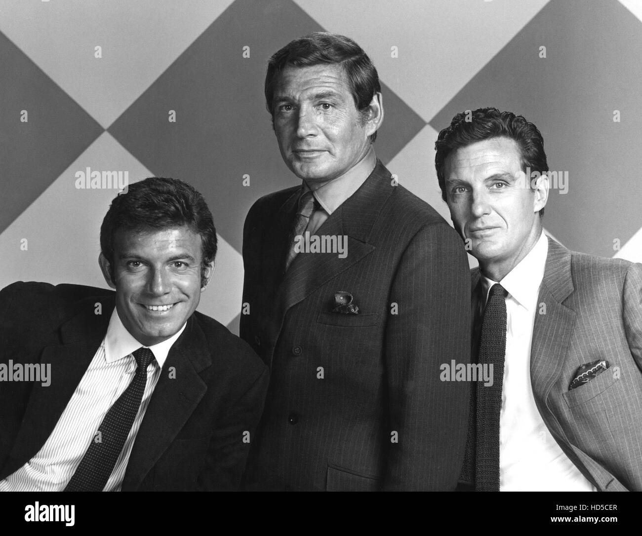 THE NAME OF THE GAME, 19681971, Anthony Franciosa, Gene Barry, Robert Stack Stock Photo Alamy