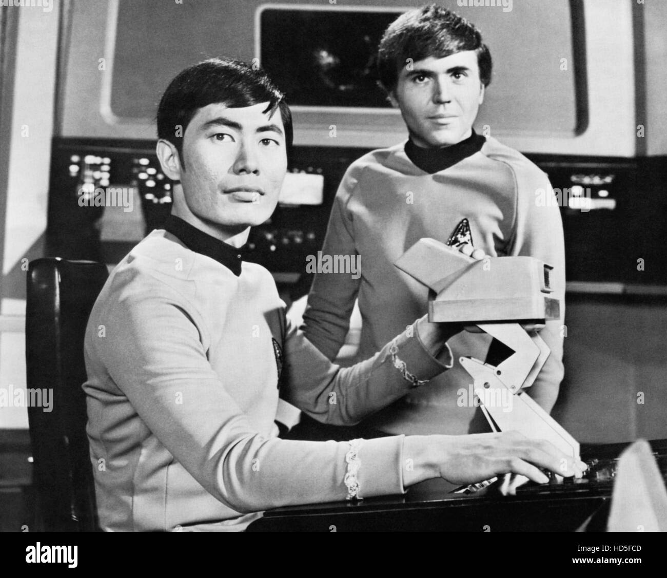 STAR TREK, (from left): George Takei, Walter Koenig, 1966-69 Stock Photo