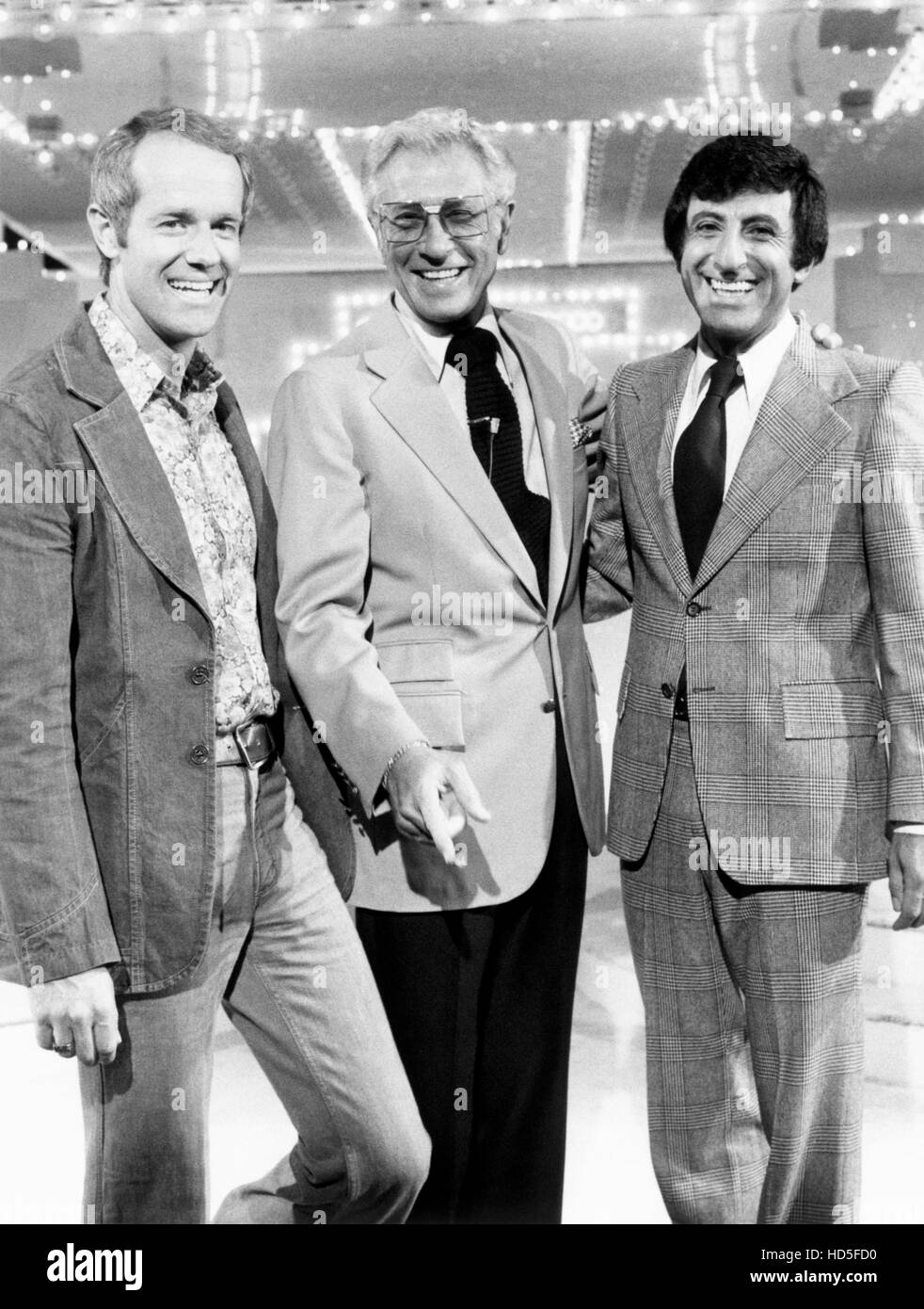 STUMPERS!, from left Mike Farrell, Allen Ludden, Jamie Farr, 1976