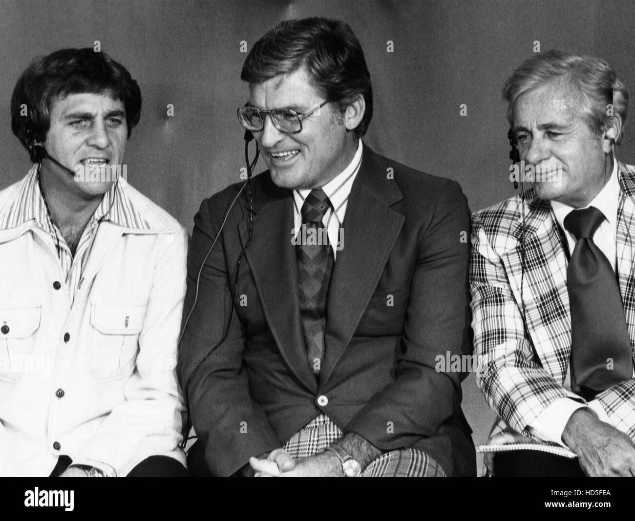 SUPER BOWL IX, Don Meredith, Al DeRogatis, Curt Gowdy, January 12, 1975 ...