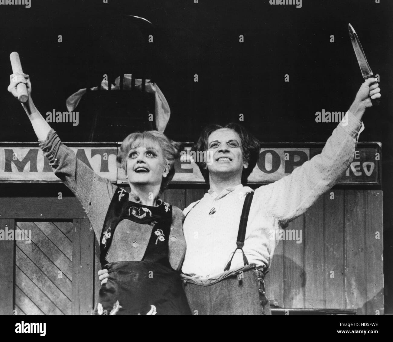 SWEENEY TODD, Angela Lansbury, George Hearn, 1982 Stock Photo
