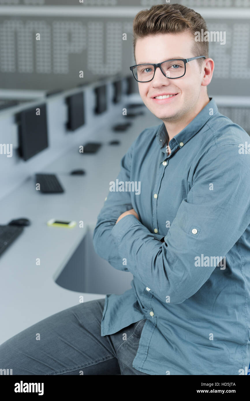 college student in computer lab Stock Photo - Alamy