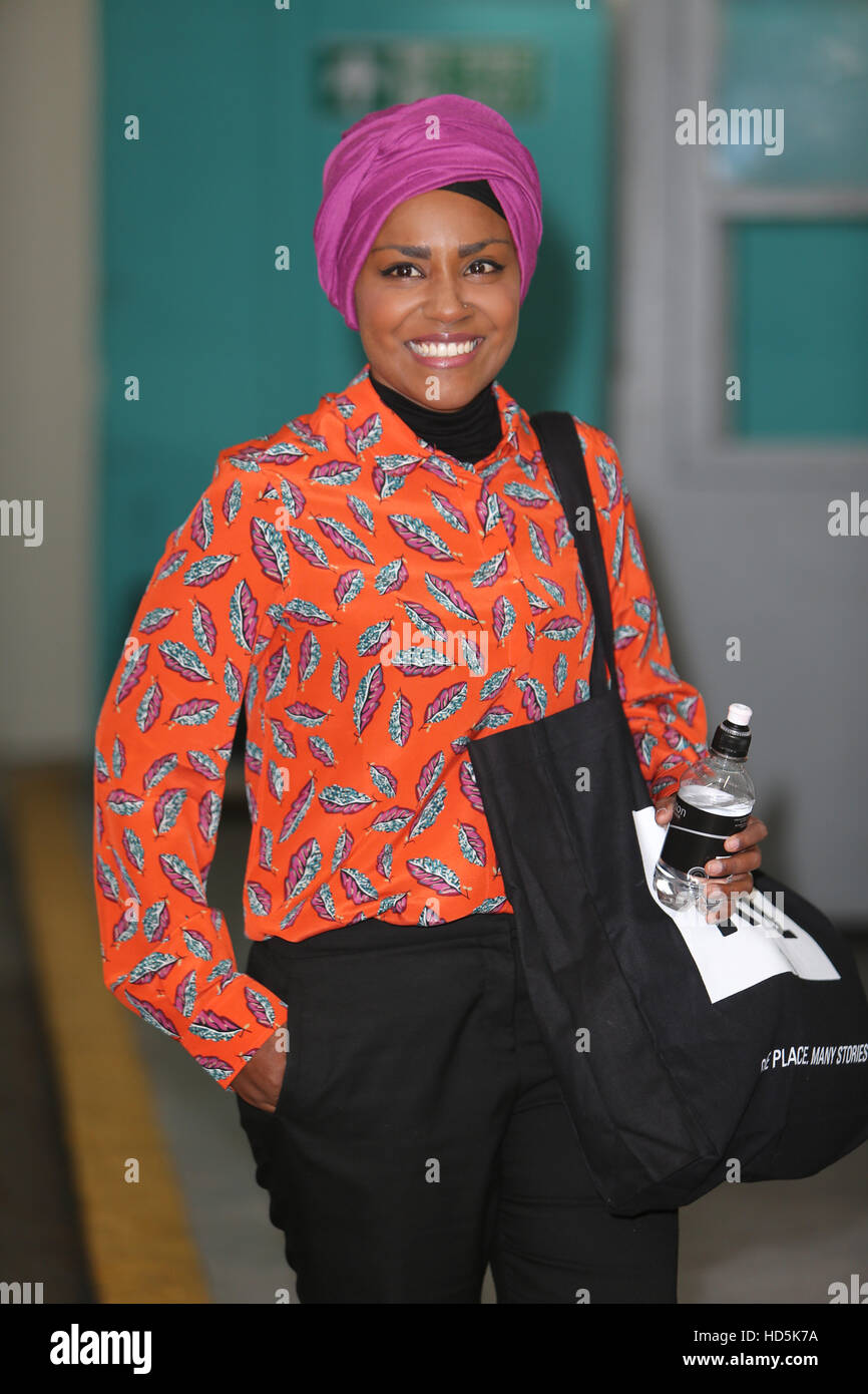 Nadiya Hussain outside ITV Studios Featuring Nadiya Hussain Where