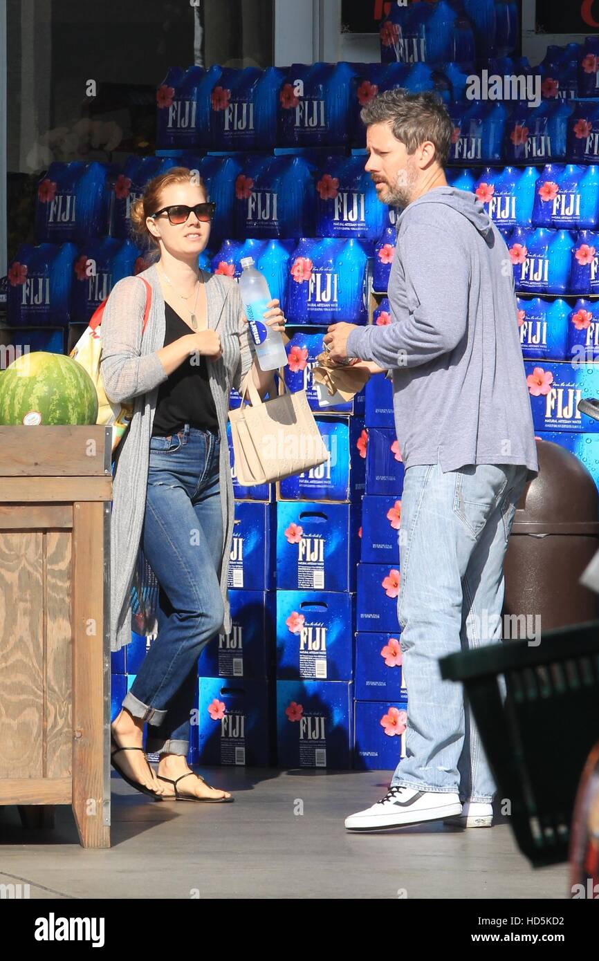Amy Adams and her husband Darren Le Gallo grocery shopping at Bristol
