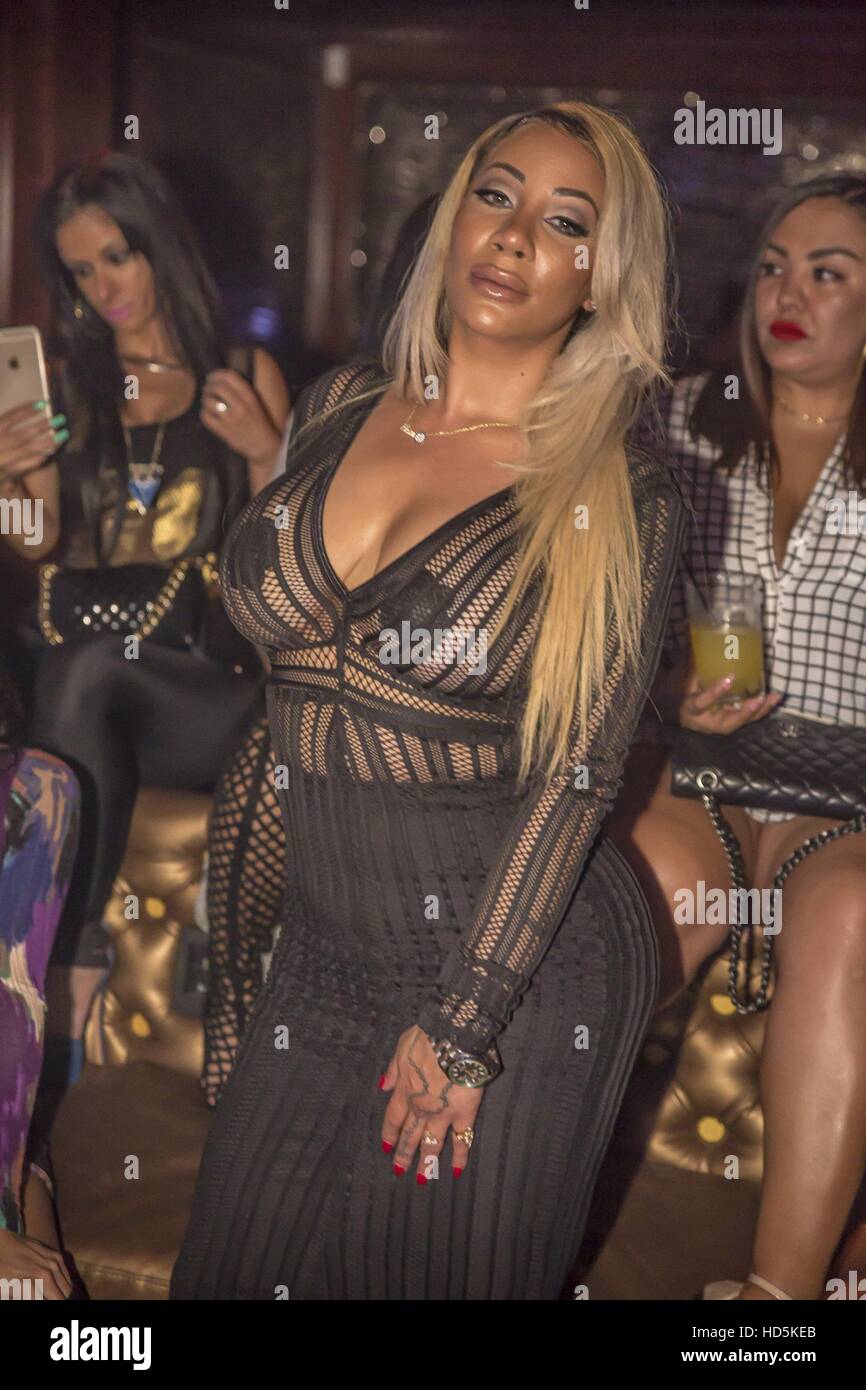 Rapper Hazel-E best known for her appearance on 'Love & Hip-Hop Hollywood'  is seen celebrating the release of her new single 'Do Anything' featuring  Fetty Wap & Luce Cannon at Crazy Girls