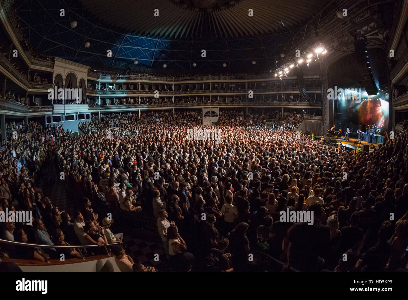 Nightwish performs live at Coliseu dos Recreios  Featuring: Atmosphere Where: Lisbon, Portugal When: 08 Sep 2016 Stock Photo