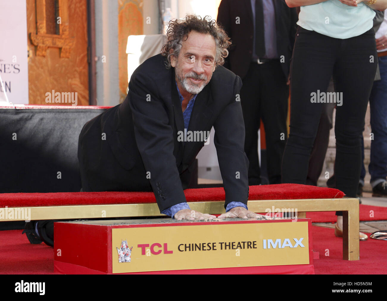 Tim Burton's 'Hand and Footprint' Ceremony Featuring Tim Burton Where