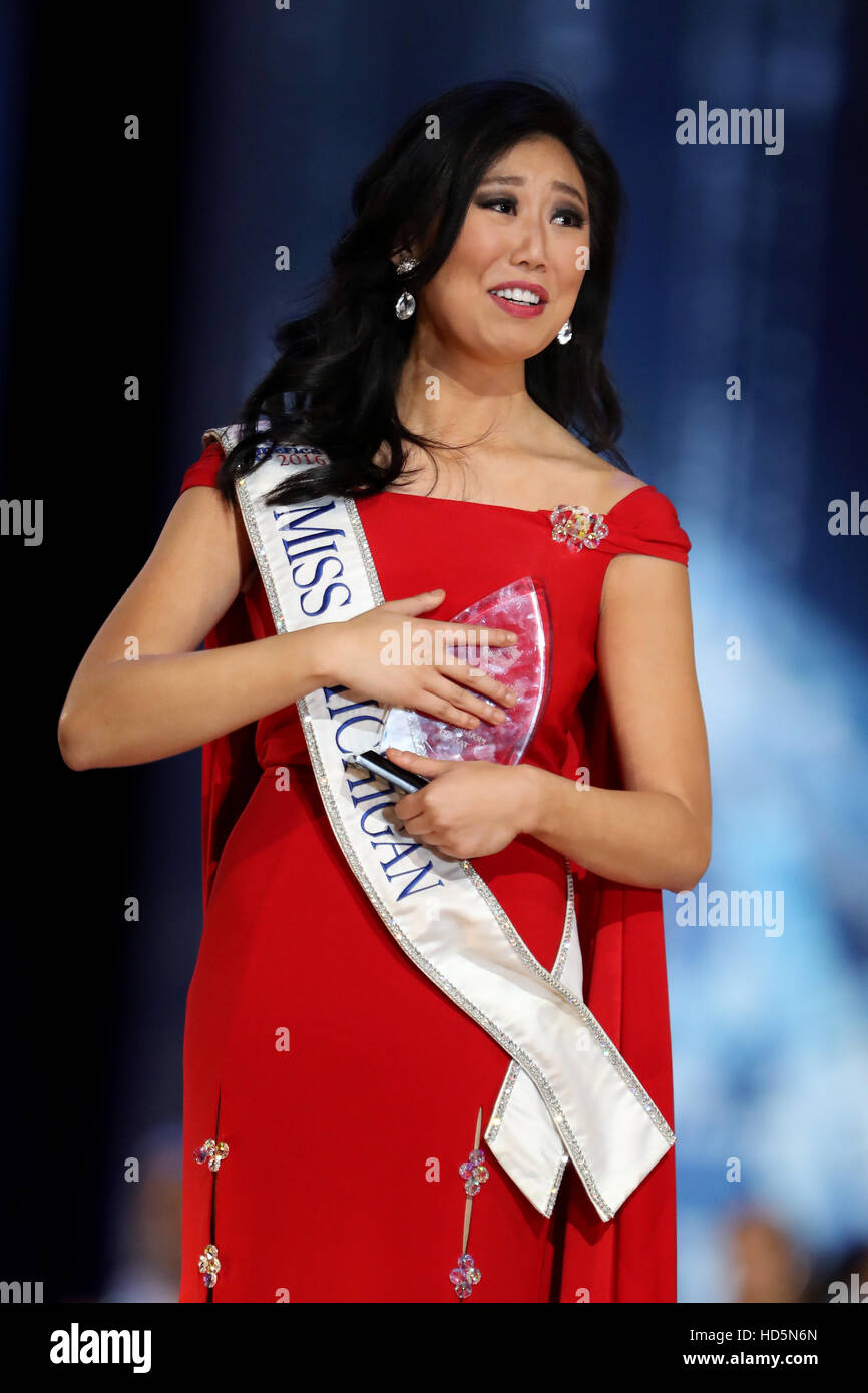 Miss America Preliminary Competition Day At Boardwalk Hall Featuring Miss Michigan