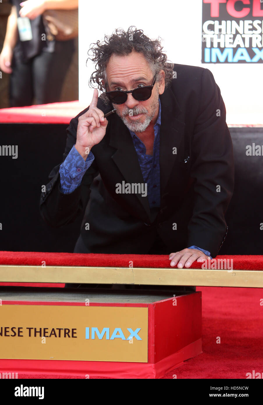 Tim Burton Hand And Footprint Ceremony Featuring Tim Burton Where