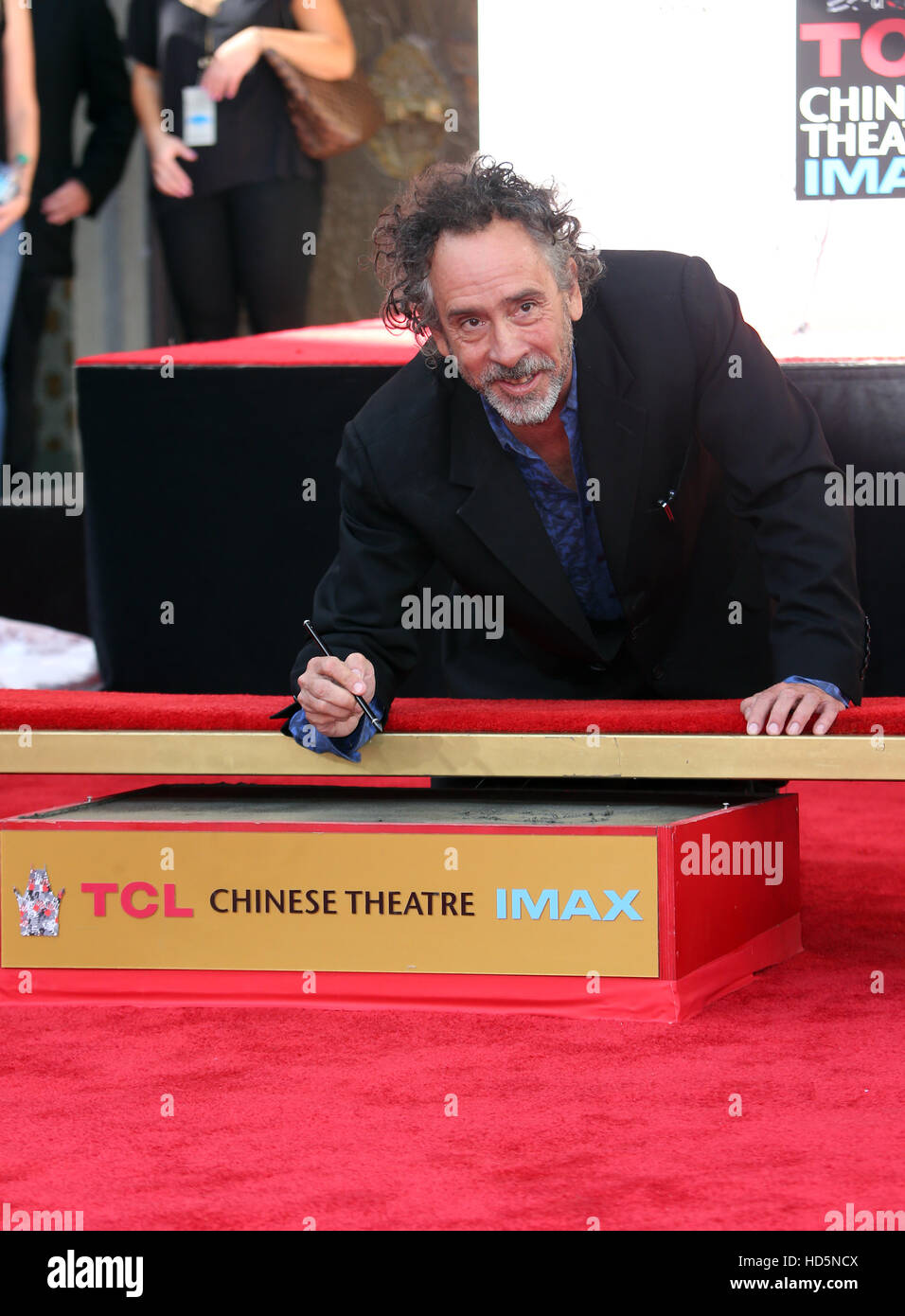 Tim Burton Hand And Footprint Ceremony Featuring Tim Burton Where