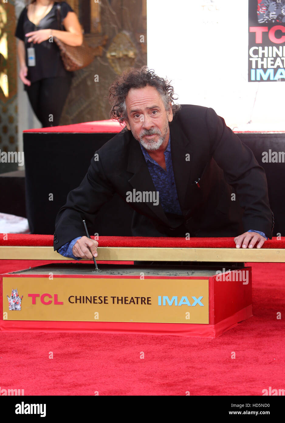 Tim Burton Hand And Footprint Ceremony Featuring Tim Burton Where