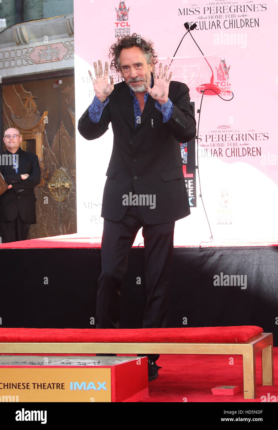 Tim Burton Hand And Footprint Ceremony Featuring Tim Burton Where