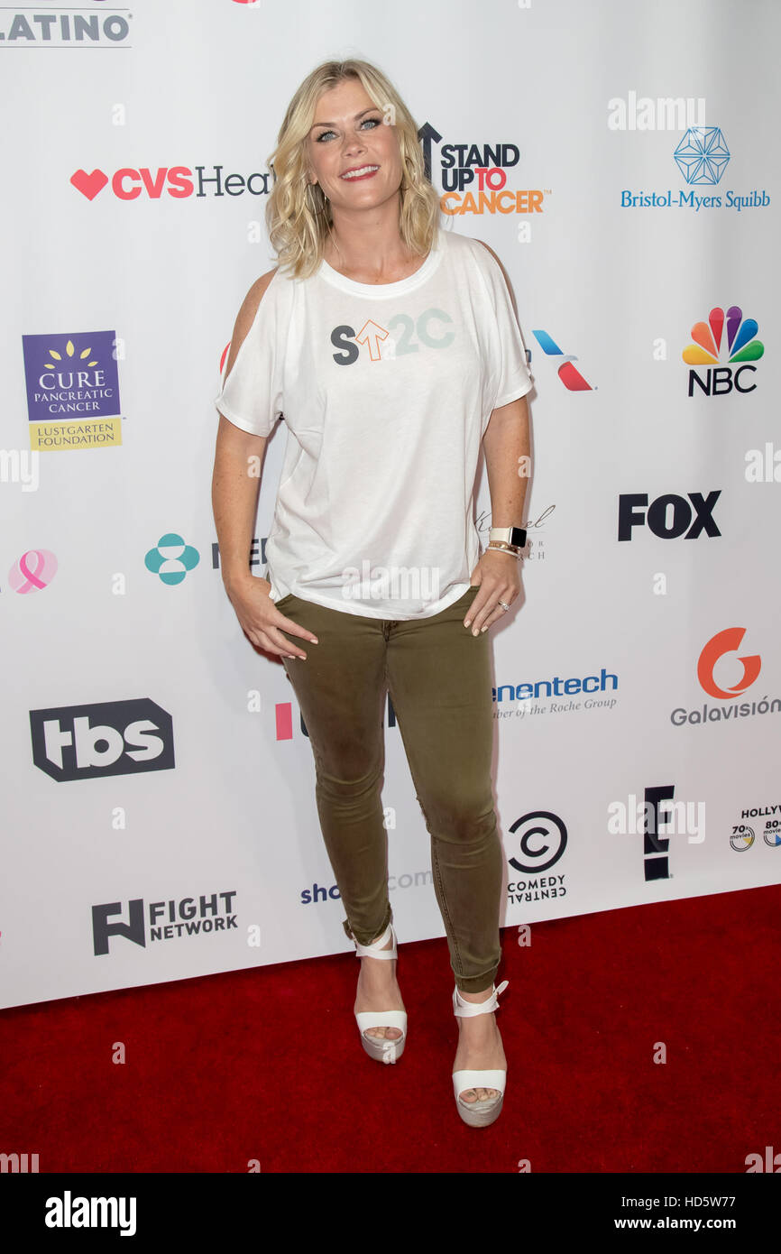 The 5th Biennial Stand Up To Cancer at Walt Disney Concert Hall - Arrivals  Featuring: Alison Sweeney Where: Los Angeles, California, United States When: 09 Sep 2016 Stock Photo