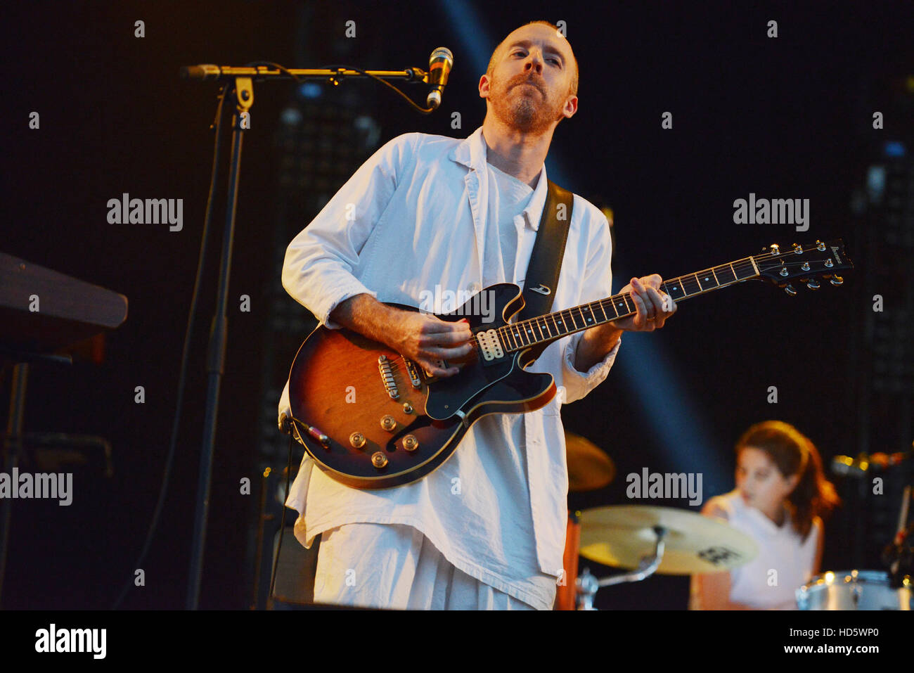 Hot Chip performing at OnBlackheath 2016  Featuring: Hot Chip Where: London, United Kingdom When: 10 Sep 2016 Stock Photo