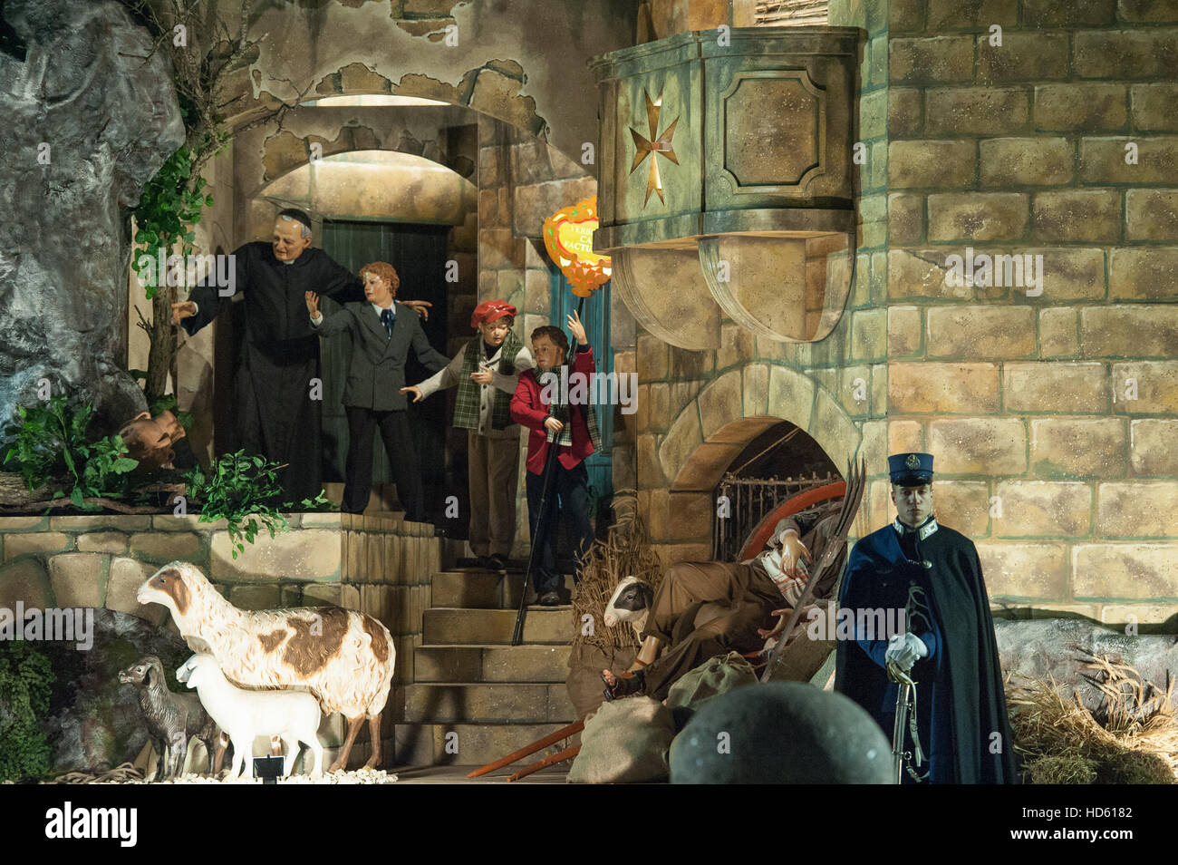 Rome, Italy. 09th Dec, 2016. The lighting of the Christmas tree lights