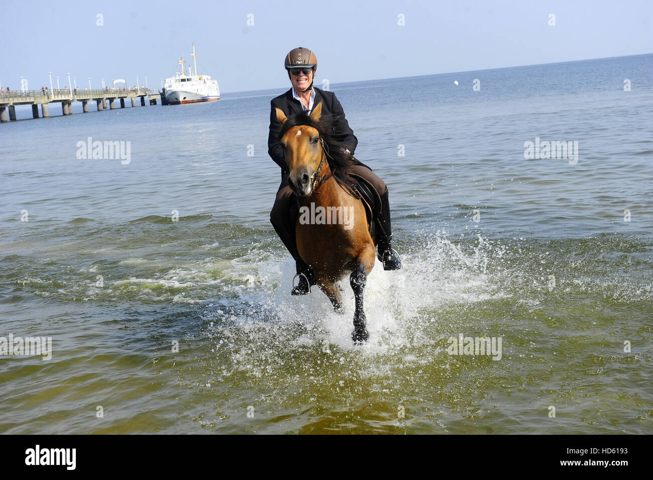 Celebrities at Usedom Cross Country 2016.  Featuring: Wolfgang Lippert Where: Usedom, Germany When: 11 Sep 2016 Stock Photo