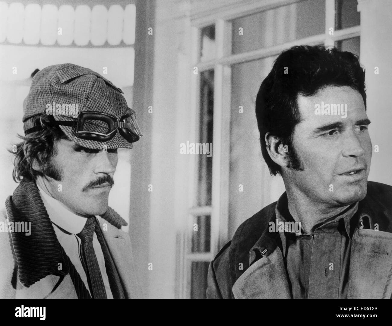 NICHOLS, from left John Beck, James Garner, 197172 Stock Photo Alamy