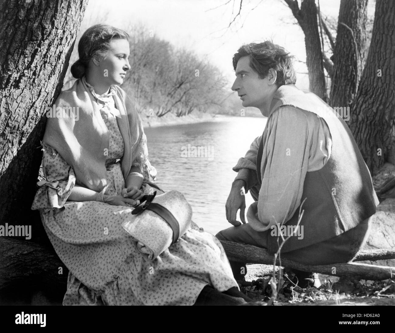 OMNIBUS, from left: Joanne Woodward as Ann Rutledge, Royal Dano as ...