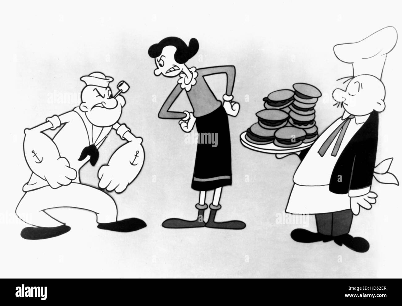 POPEYE, Popeye, Olive Oyl, Wimpy, 195663 Stock Photo Alamy
