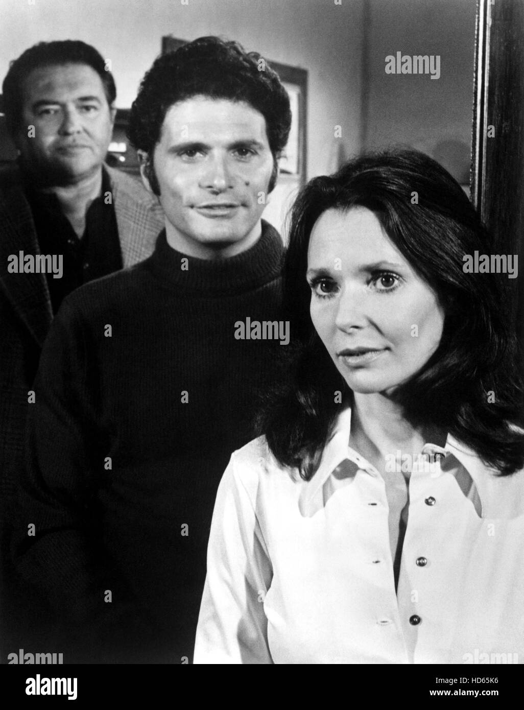 TOMA, from left: Simon Oakland, Tony Musante, Susan Strasberg, 1973-74  Stock Photo - Alamy