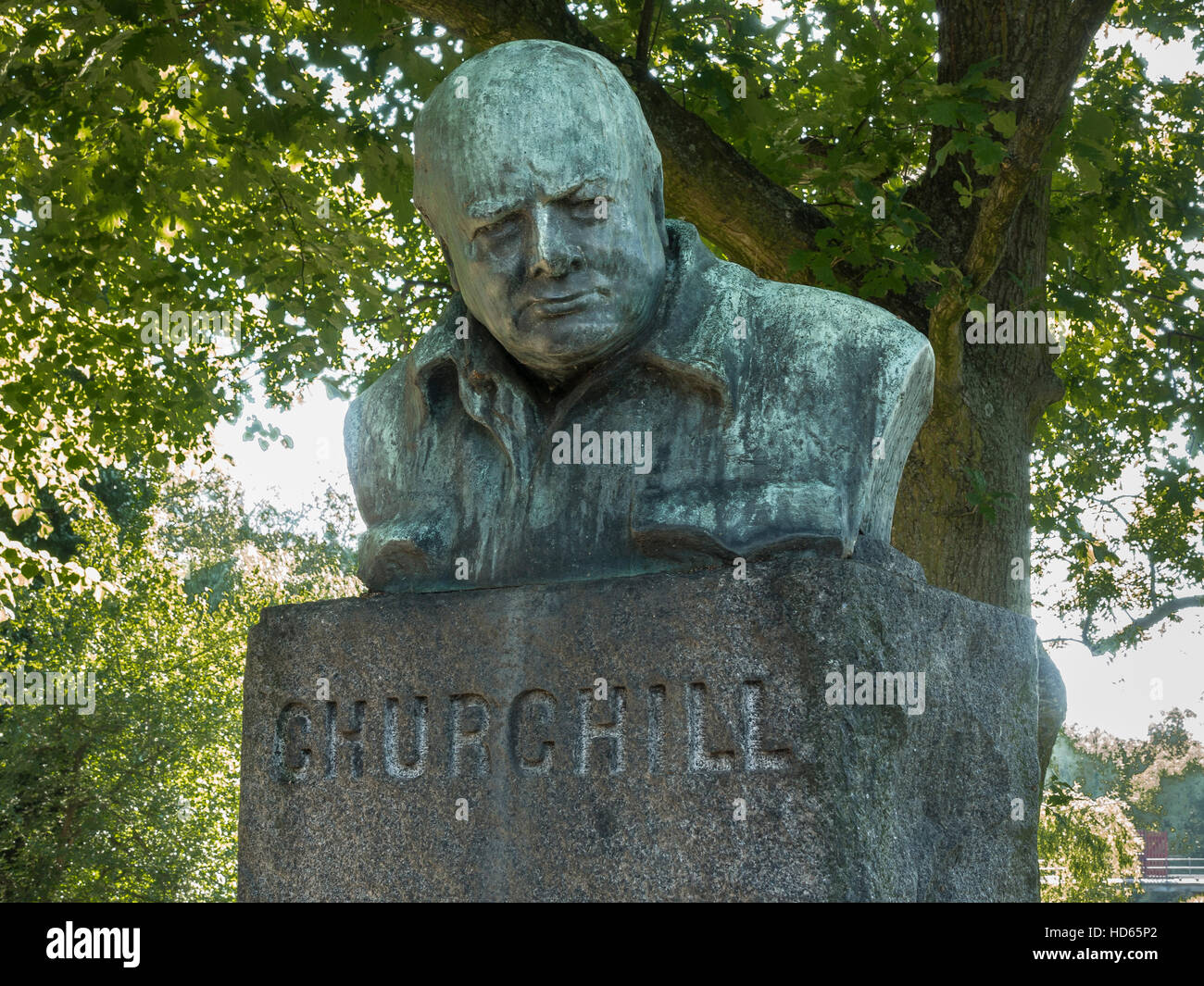 Monument to Winston Churchill, Churchill Park, Copenhagen, Denmark ...